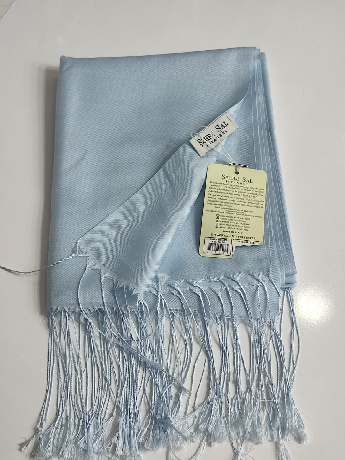 MELODİ ŞAL 3472-96 BEBE MAVİSİ