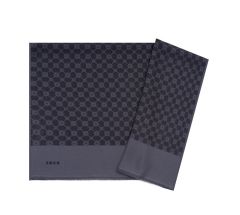 AKER ELEGANCE MONOGRAM ŞAL 1090100-913 ANTRASİT