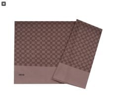 AKER ELEGANCE MONOGRAM ŞAL 1090100-932 KAHVERENGİ