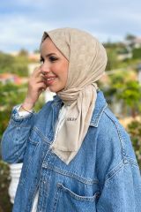 AKER ELEGANCE MONOGRAM ŞAL 1090100-933 TAŞ