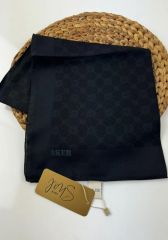 AKER ELEGANCE MONOGRAM EŞARP 1090500-911 SİYAH