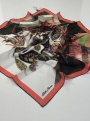 SİLKHOME TİVİL İPEK EŞARP MERCAN 2011-1