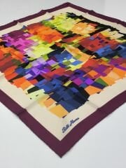 SİLKHOME TİVİL İPEK EŞARP FIRÇA DARBELERİ MODELİ MÜRDÜM 2012-1