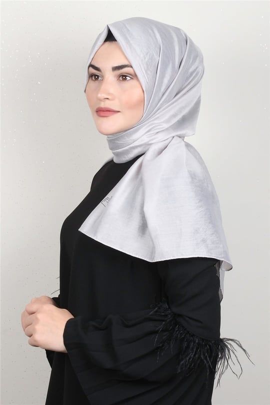 PİRAMİT MİLANO ŞAL AÇIK GÜMÜŞ