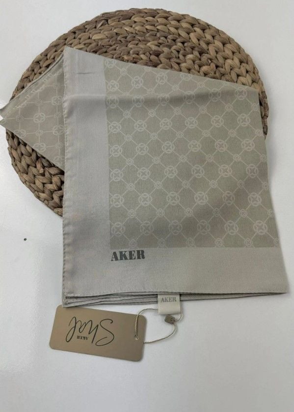 AKER ELEGANCE MONOGRAM EŞARP 1090500-933 TAŞ