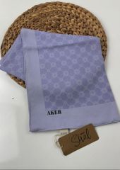 AKER ELEGANCE MONOGRAM EŞARP 1090500-992 LİLA