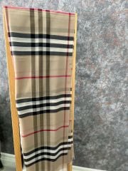 EKOSE ŞAL  ANA RENK FUŞYA  ÇİZGİLİ