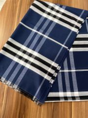 BURBERRY EKOSE ŞAL  LACİVERT