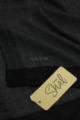 AKER MONOGRAM JAKAR ŞAL 6060900-911 SİYAH