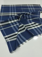 BURBERRY EKOSE ŞAL  LACİVERT