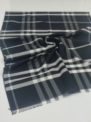 EKOSE ŞAL SİYAH BEYAZ