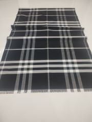 BURBERRY EKOSE ŞAL SİYAH BEYAZ