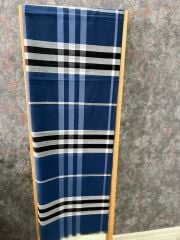 BURBERRY EKOSE ŞAL  KOT MAVİ