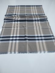 BURBERRY EKOSE ŞAL VİZON