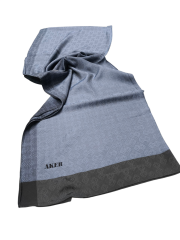 AKER MONOGRAM JAKAR ŞAL 6060900-924 İNDİGO