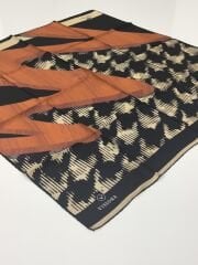 VİSSONA TİVİL İPEK EŞARP SİYAH KİREMİT 1009-3