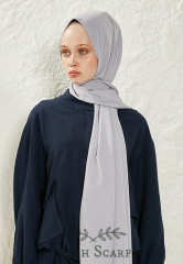 FRESH SCARFS MEDİNE İPEĞİ KRİNKIL ŞAL GÜMÜŞ