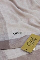 AKER MONOGRAM JAKAR ŞAL 6060900-933 AÇIK VİZON