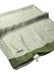 AKER MONOGRAM JAKAR ŞAL 6060900-951 HAKİ YEŞİL