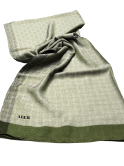 AKER MONOGRAM JAKAR ŞAL 6060900-951 HAKİ YEŞİL