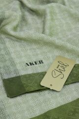 AKER MONOGRAM JAKAR ŞAL 6060900-951 HAKİ YEŞİL