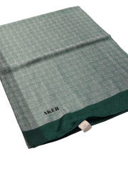 AKER MONOGRAM JAKAR ŞAL 6060900-954 ZÜMRÜT YEŞİLİ