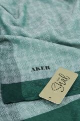 AKER MONOGRAM JAKAR ŞAL 6060900-954 ZÜMRÜT YEŞİLİ