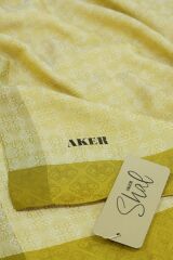 AKER MONOGRAM JAKAR ŞAL 6060900-961 YAĞ YEŞİLİ