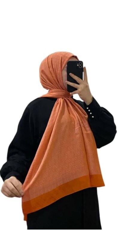 AKER MONOGRAM JAKAR ŞAL 6060900-962 TURUNCU