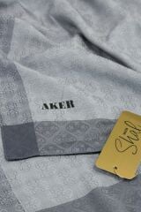 AKER MONOGRAM JAKAR ŞAL 6060900-971 GRİ