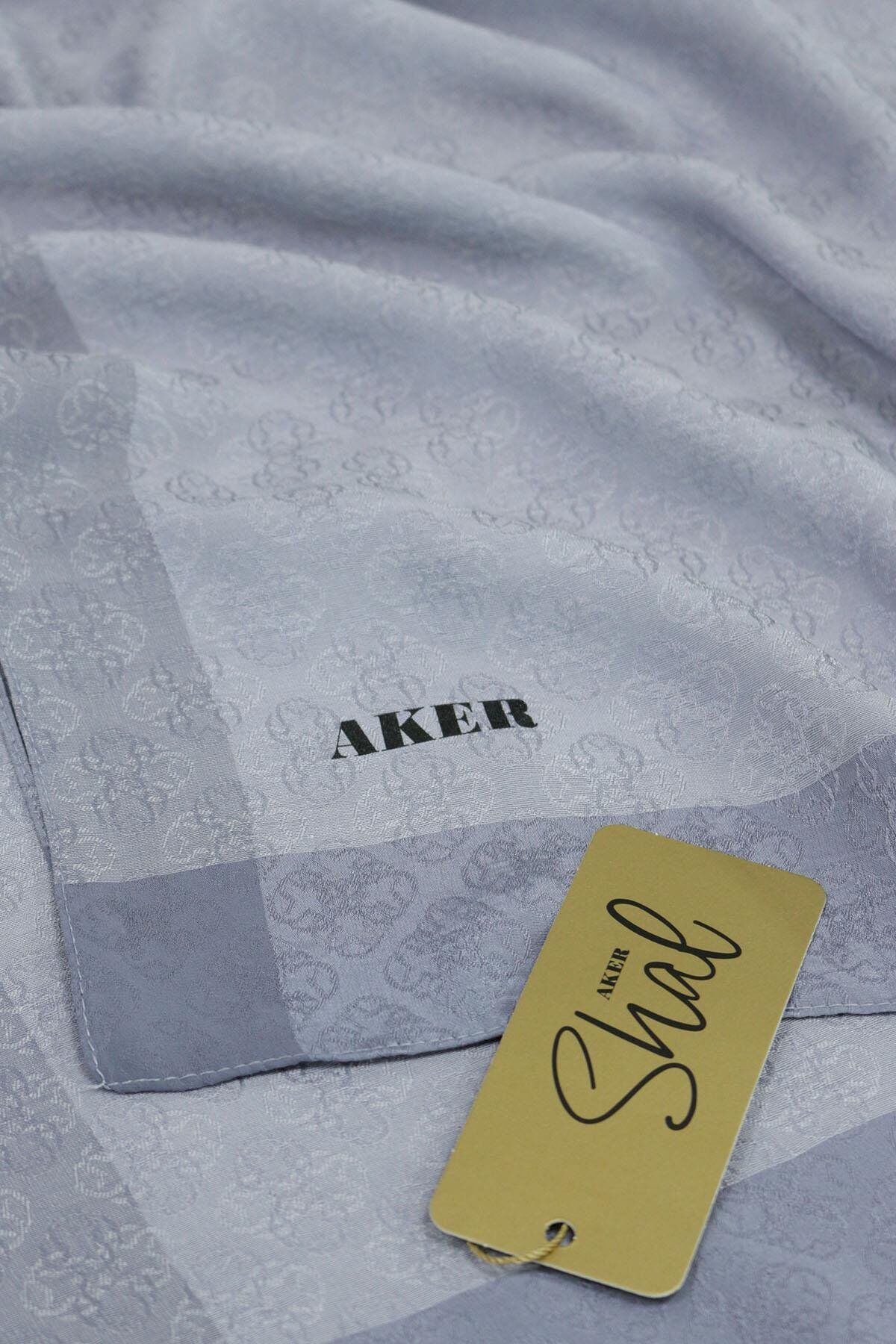 AKER MONOGRAM JAKAR ŞAL 6060900-972 GÜMÜŞ
