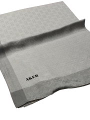 AKER MONOGRAM JAKAR ŞAL 6060900-973 AÇIK GÜMÜŞ