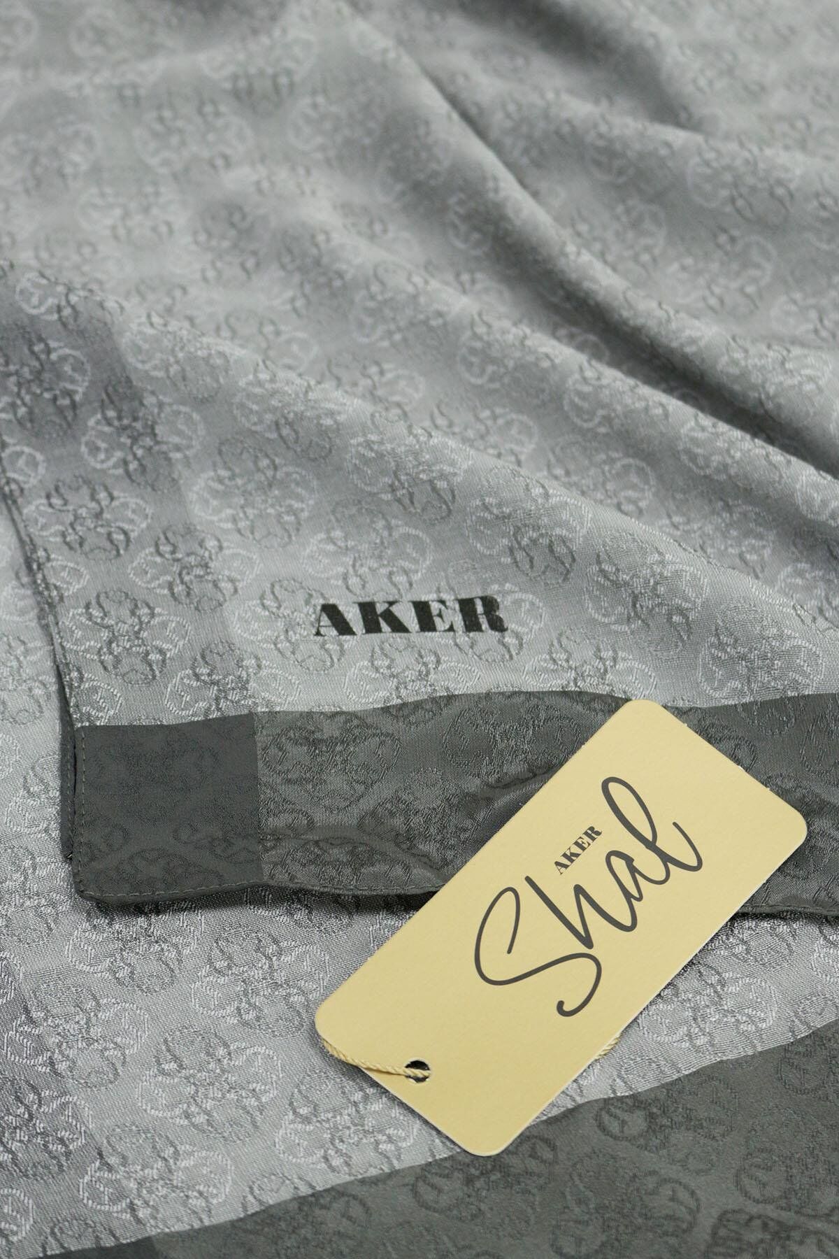 AKER MONOGRAM JAKAR ŞAL 6060900-974 FÜME