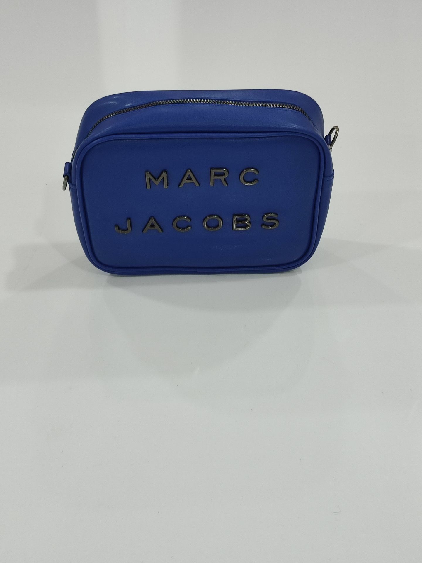 MARK JAKOPS YAZILI ÇANTA SAKS MAVİSİ