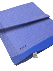 AKER MONOGRAM JAKAR ŞAL 6060900-923 SAKS MAVİSİ