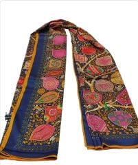 HERMES VUAL İPEK ŞAL YENİ LACİVERT