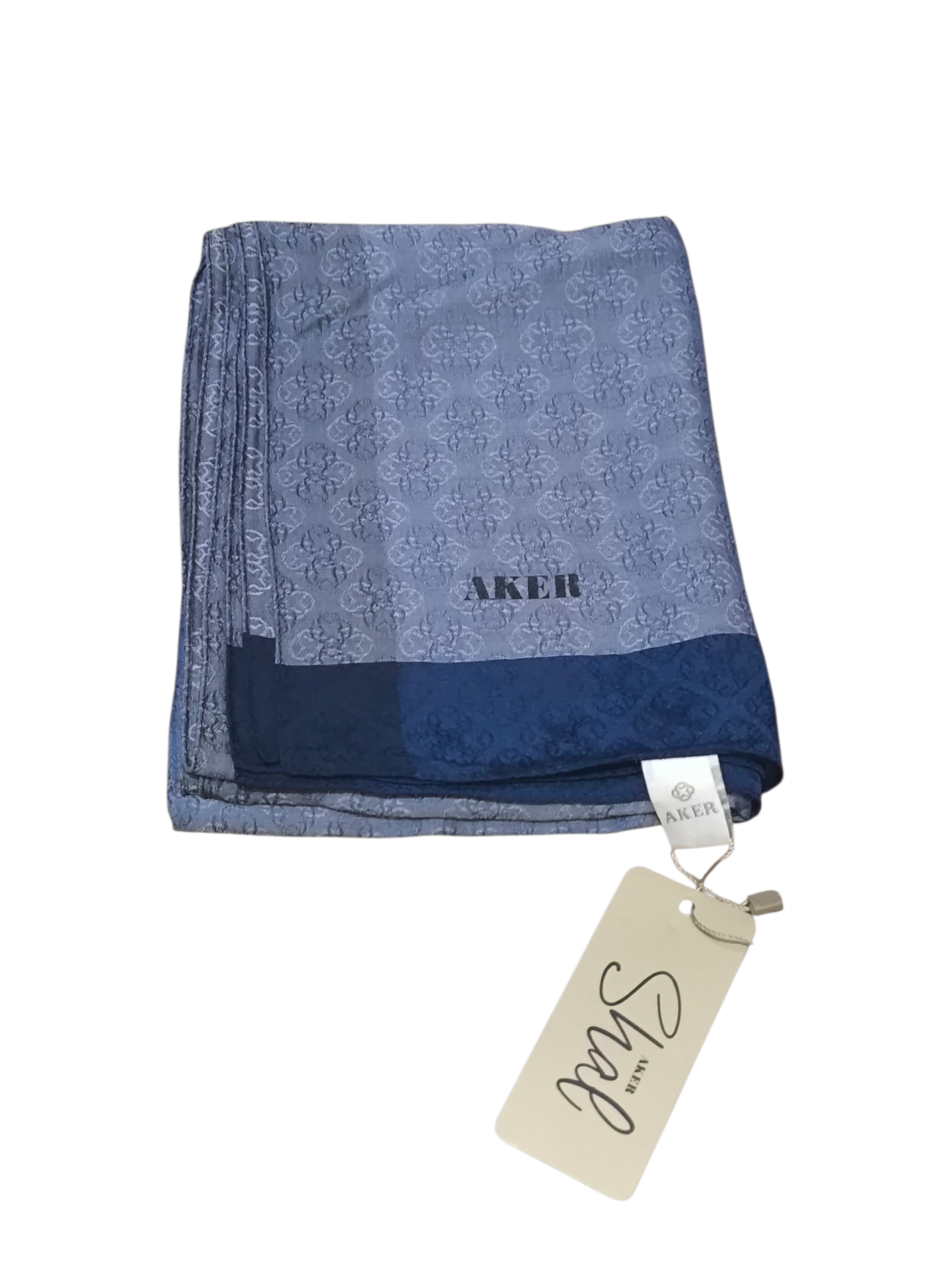 AKER MONOGRAM JAKAR ŞAL 6060900-921 LACİVERT