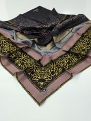 VİSSONA TİVİL İPEK EŞARP GÜL KURUSU 3005-1