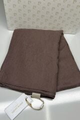 PİERRE CARDİN LYOCELL MONOGRAM ŞAL 1080800-931 KAHVERENGİ