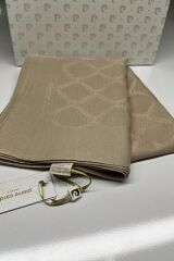 PİERRE CARDİN LYOCELL MONOGRAM ŞAL 1080800-934 BAL KÖPÜĞÜ