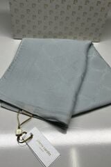 PİERRE CARDİN LYOCELL MONOGRAM ŞAL 1080800-972  AÇIK GÜMÜŞ