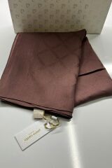 PİERRE CARDİN LYOCELL MONOGRAM ŞAL 1080800-982 KOYU KAHVE