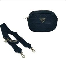 GUESS CAPİTONE ÇANTA SİYAH GOLD AMBLEM