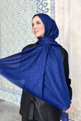 PİERRE CARDİN  HOLOGRAM ŞAL 1030300-924 KOT MAVİ