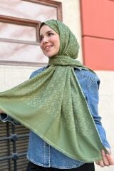 PİERRE CARDİN  HOLOGRAM ŞAL 1030300-952 HAKİ