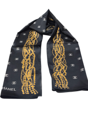 C DESEN İNCİLİ MODEL VUAL İPEK ŞAL SİYAH