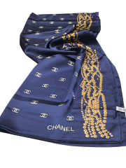 C DESEN İNCİLİ MODEL VUAL İPEK ŞAL LACİVERT