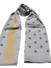 C DESEN İNCİLİ MODEL VUAL İPEK ŞAL GÜMÜŞ