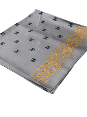 C DESEN İNCİLİ MODEL VUAL İPEK ŞAL GÜMÜŞ