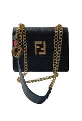 FENDİ F DESEN  BAYAN ÇANTA SİYAH